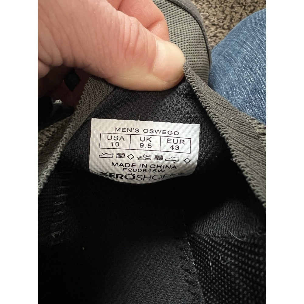 Xero Shoes Oswego Shoes Mens Size 10 Green Minimalist Barefoot Sneaker - Picture 4 of 8